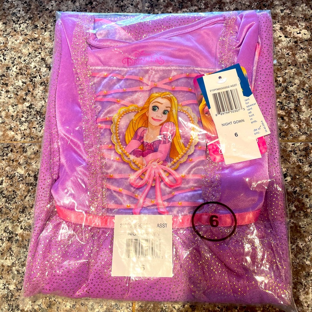 Anna Disney Princess Nightgown New Size 6